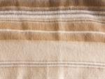 beige ponche med striber